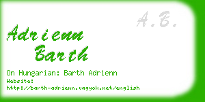 adrienn barth business card